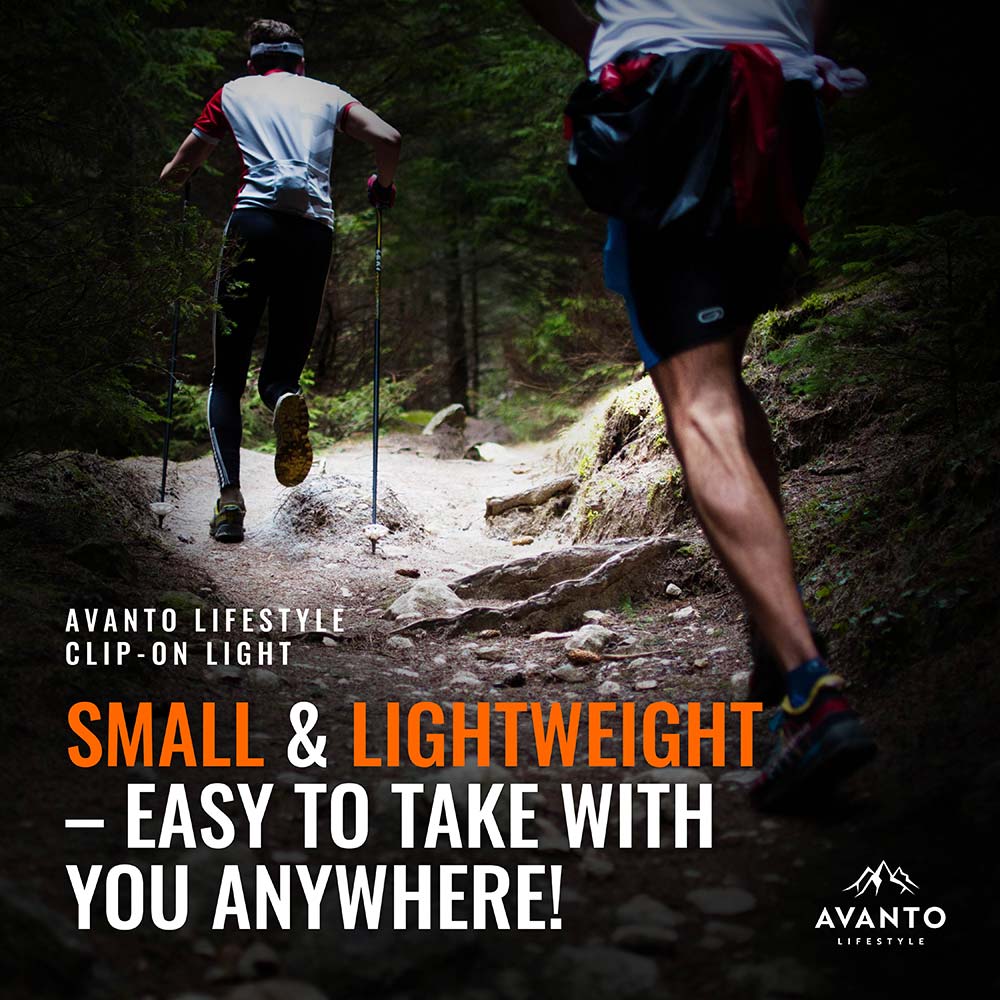 TRI-O Magnetic Clip-On Running & Dog Walking Safety Light