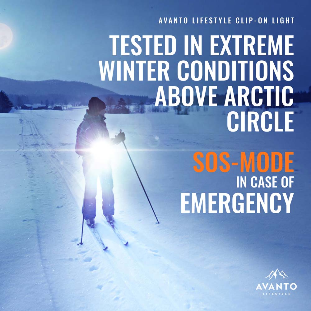 TRI-O Magnetic Clip-On Running & Dog Walking Safety Light