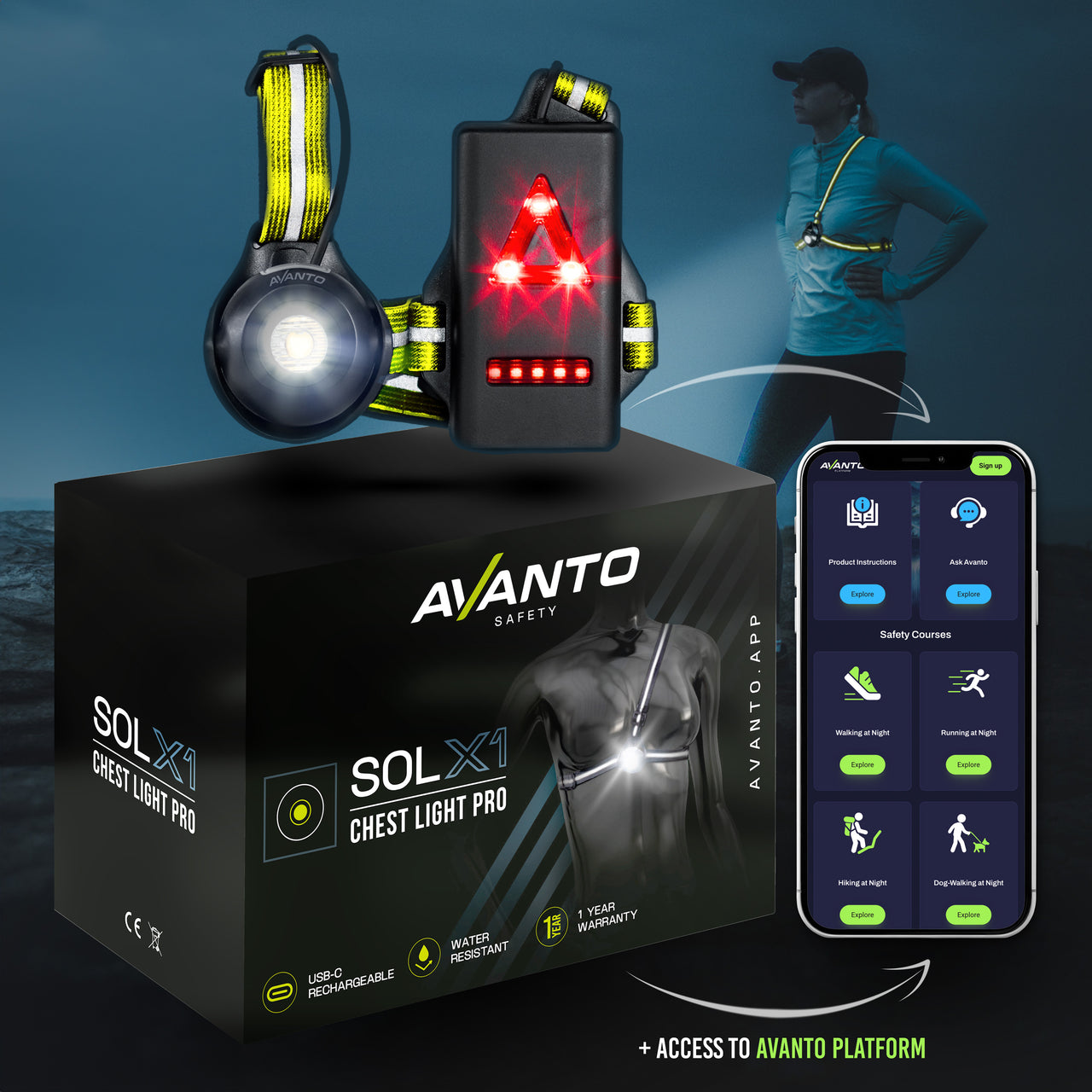 SolX1 - Chest Light PRO
