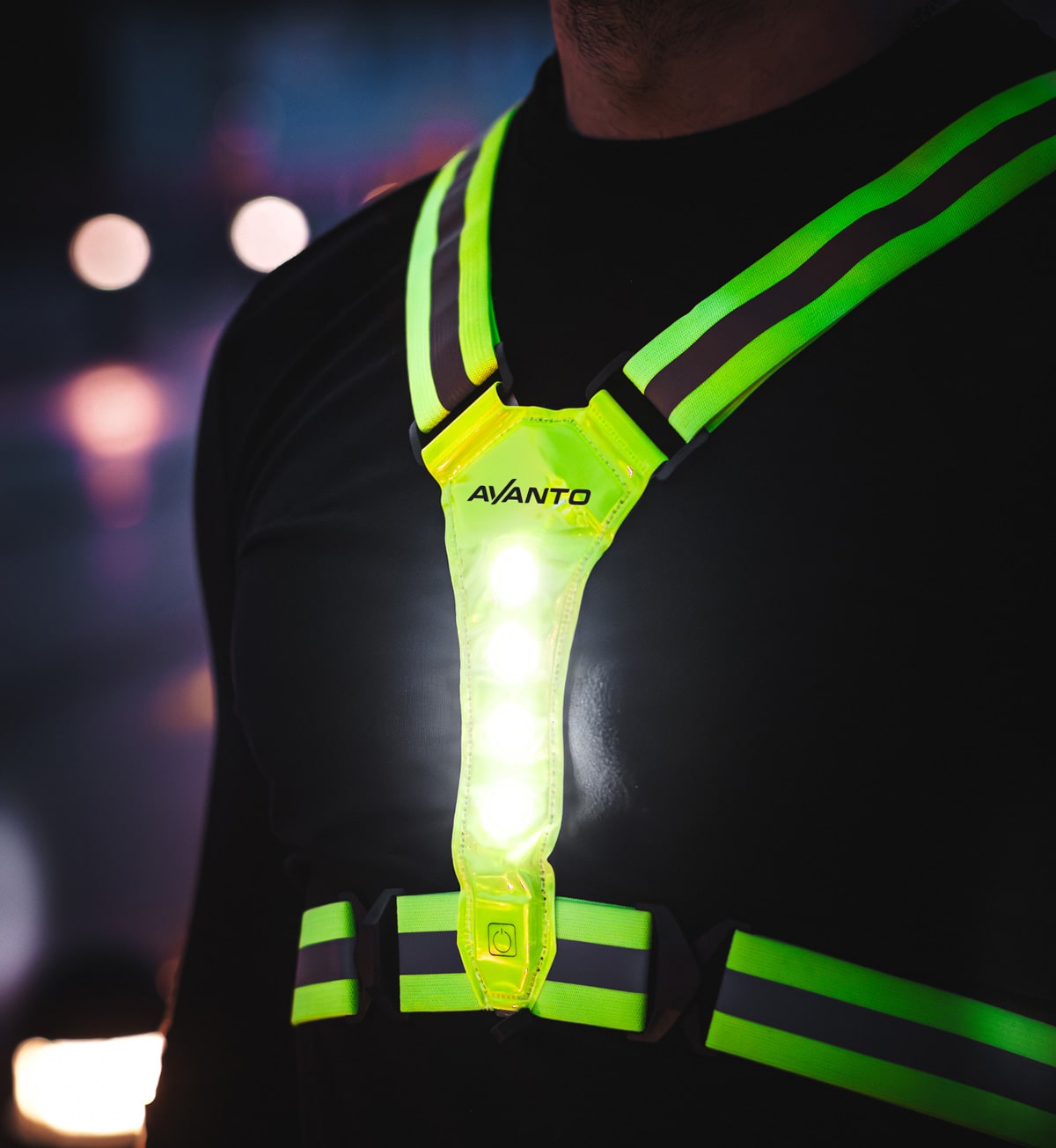 PentX illuminated vest closeup
