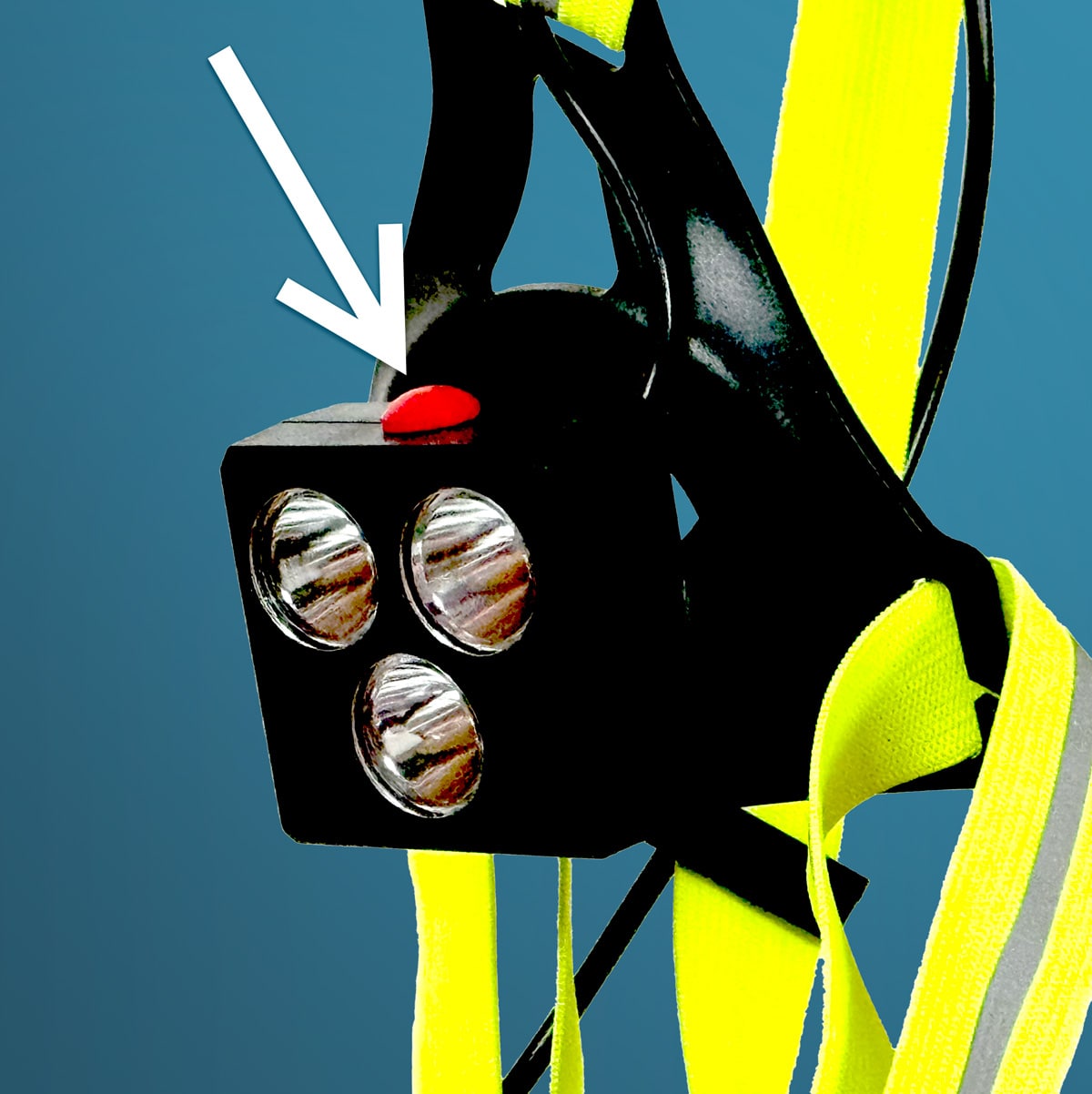 Power button closeup